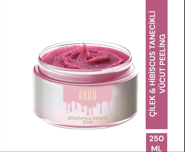 NEED ÇİLEK HİBİSCUS EL & VÜCUT PEELİNG