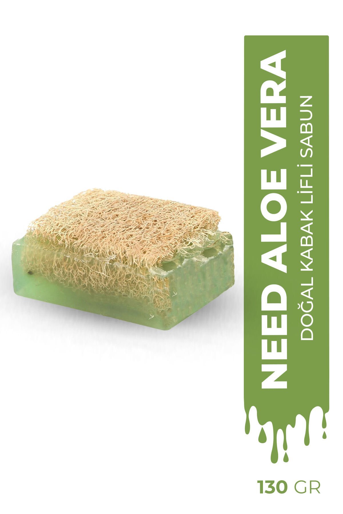 Need Doğal Kabak Lifli Aloe Vera Sabun 130 gr